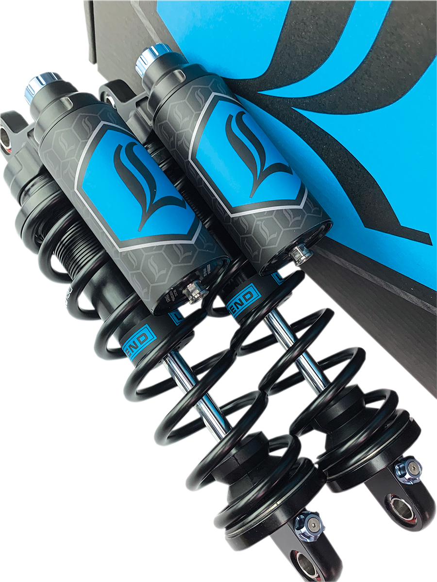 LEGEND SUSPENSION REVO ARC Piggyback Shocks - 14" - Standard - Black - '04-'22 Sportster 1310-1896 — image 4
