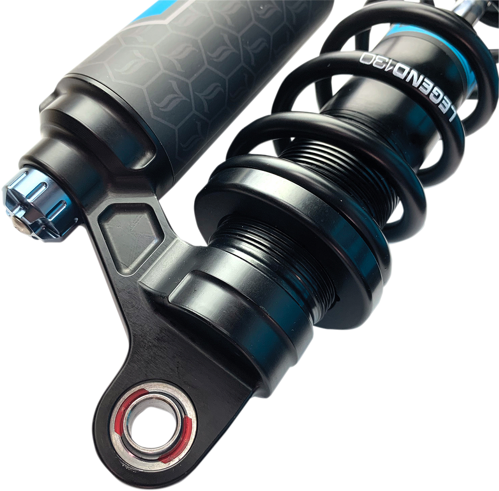 LEGEND SUSPENSION REVO ARC Piggyback Shocks - 14" - Standard - Black - '04-'22 Sportster 1310-1896 — image 5