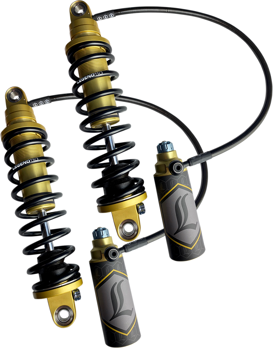 LEGEND SUSPENSION REVO ARC Remote Reservoir Shocks - 14" - Standard - Gold 1310-1908 — image 1