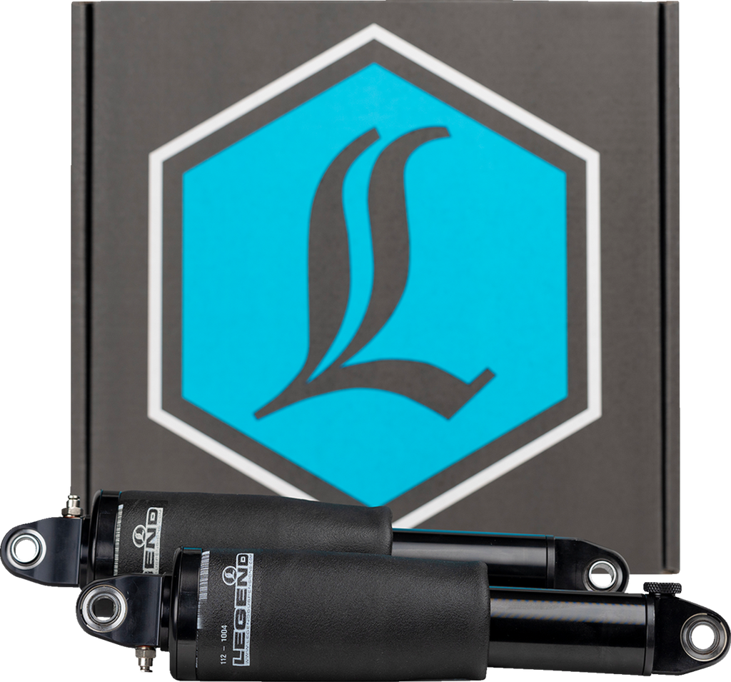 LEGEND SUSPENSION AIR-A FL Adjustable AIR Suspension - Black Handlebar Control - FLH 1311-0153 — image 1