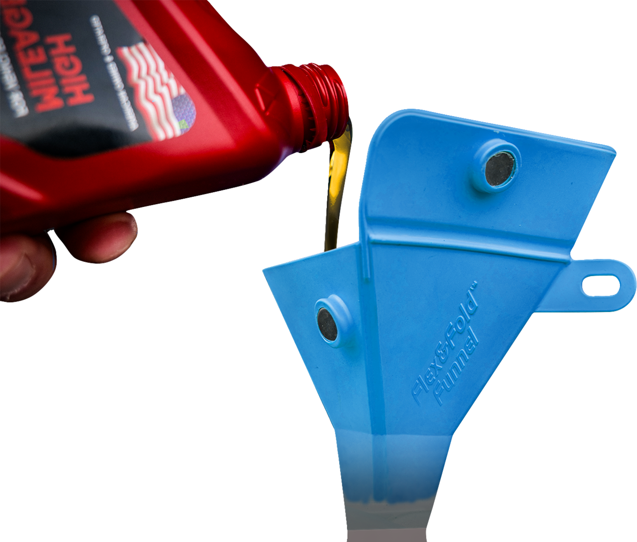 CALIBER Funnels - Flexible/Foldable - Small/Medium/Large - Blue/Orange/Yellow - 3 Pack 13590 — image 8