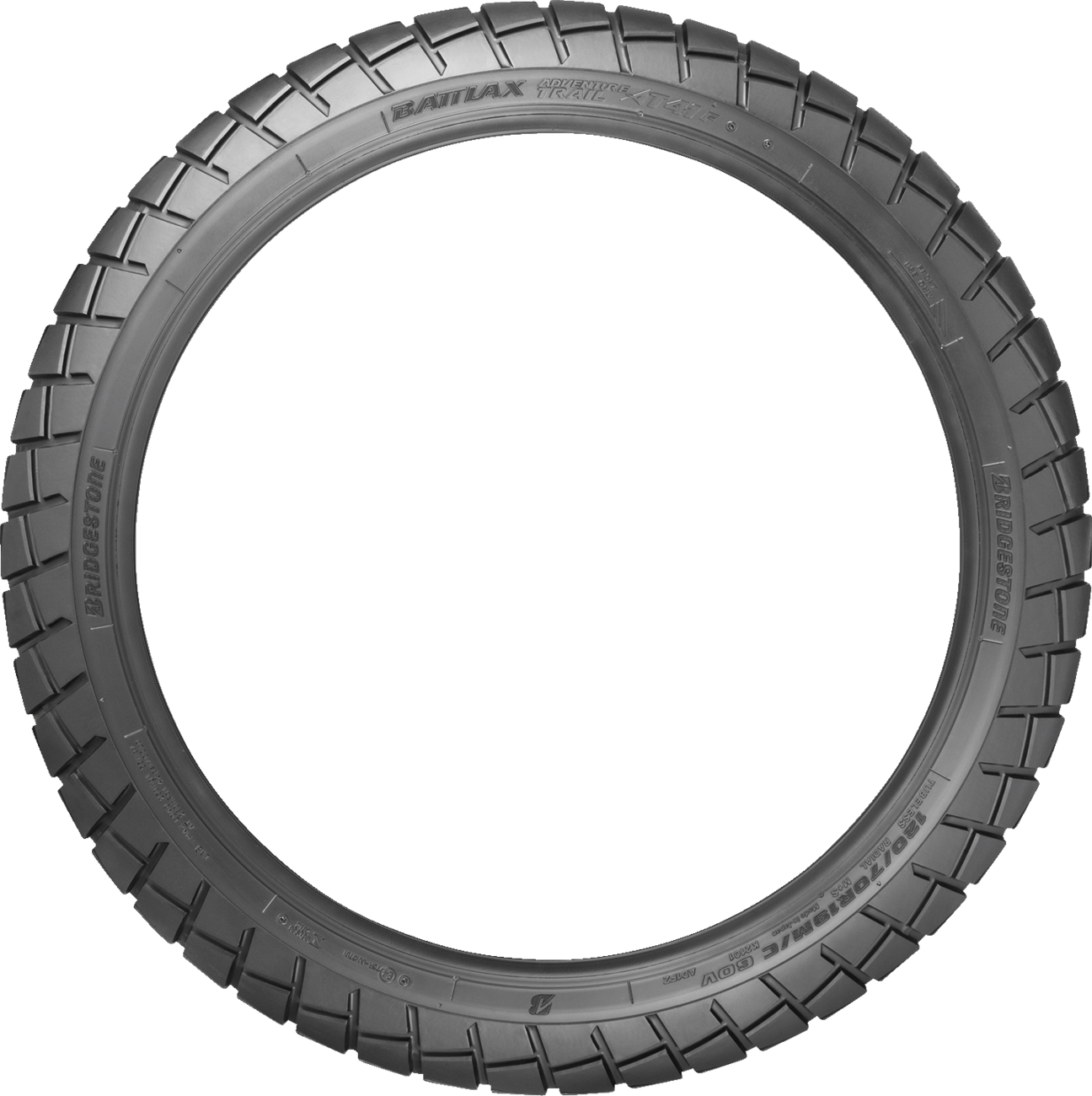 BRIDGESTONE Tire - Battlax Adventure Trail AT41 - Front - 110/80R19 - 59V 13844 — image 3