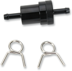 EMGO Anodized Aluminum Fuel Filter - Red - 5/16" — image 2