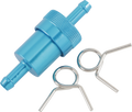 EMGO Anodized Aluminum Fuel Filter - Blue - 5/16" — image 1