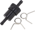 EMGO Anodized Aluminum Fuel Filter - Black - 5/16" — image 1