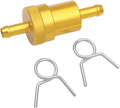 EMGO Anodized Aluminum Fuel Filter - Gold - 5/16" — image 1