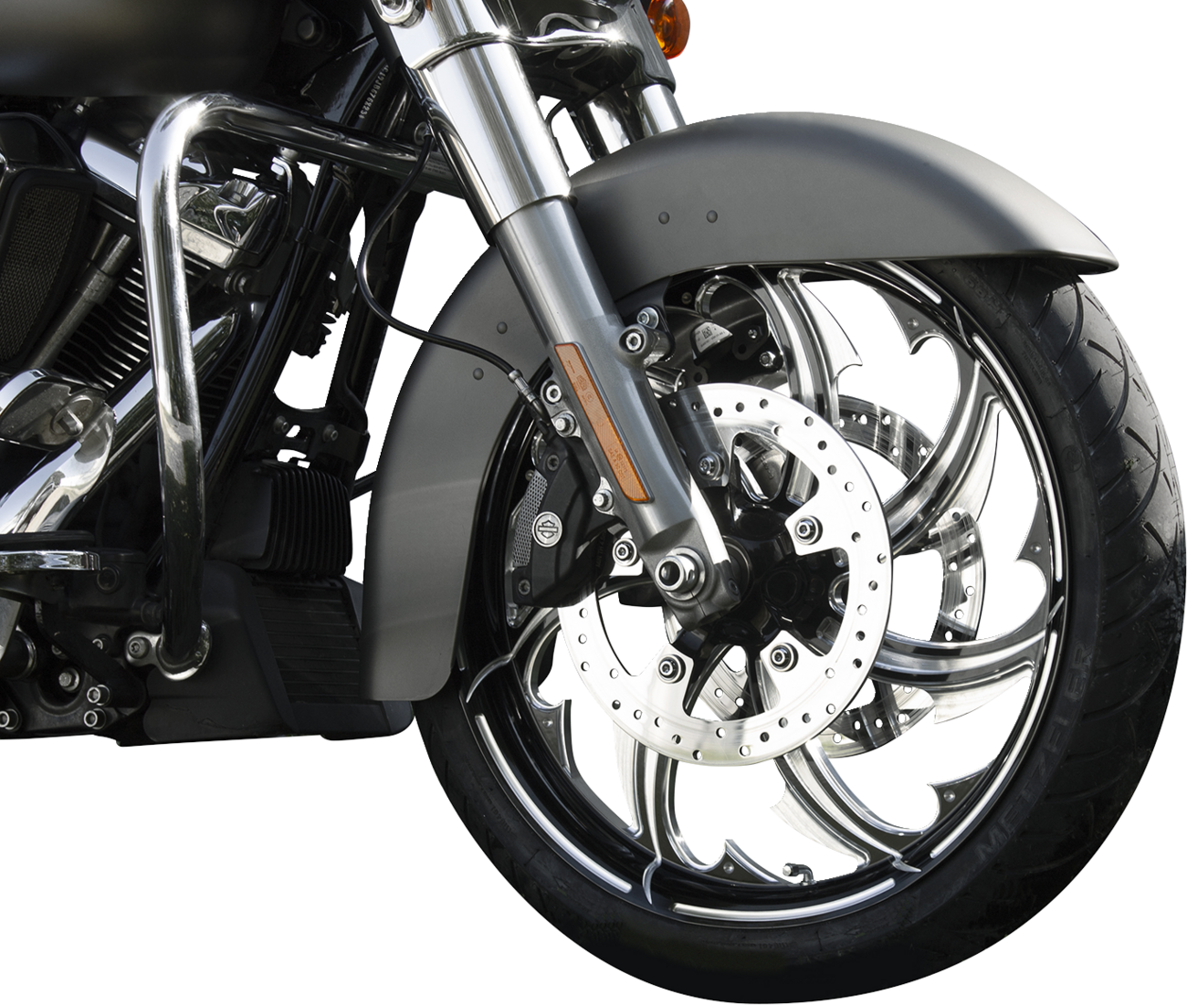COASTAL MOTO Wheel - Fury - Front - Dual Disc/without ABS - Black Cut - 21x3.25 - FL 1502-FRY-213-BC — image 3