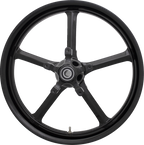 COASTAL MOTO Wheel - Rockstar - Front - Dual Disc/without ABS - Black - 21x3.25 - FL 1502-ROC-213-B — image 1