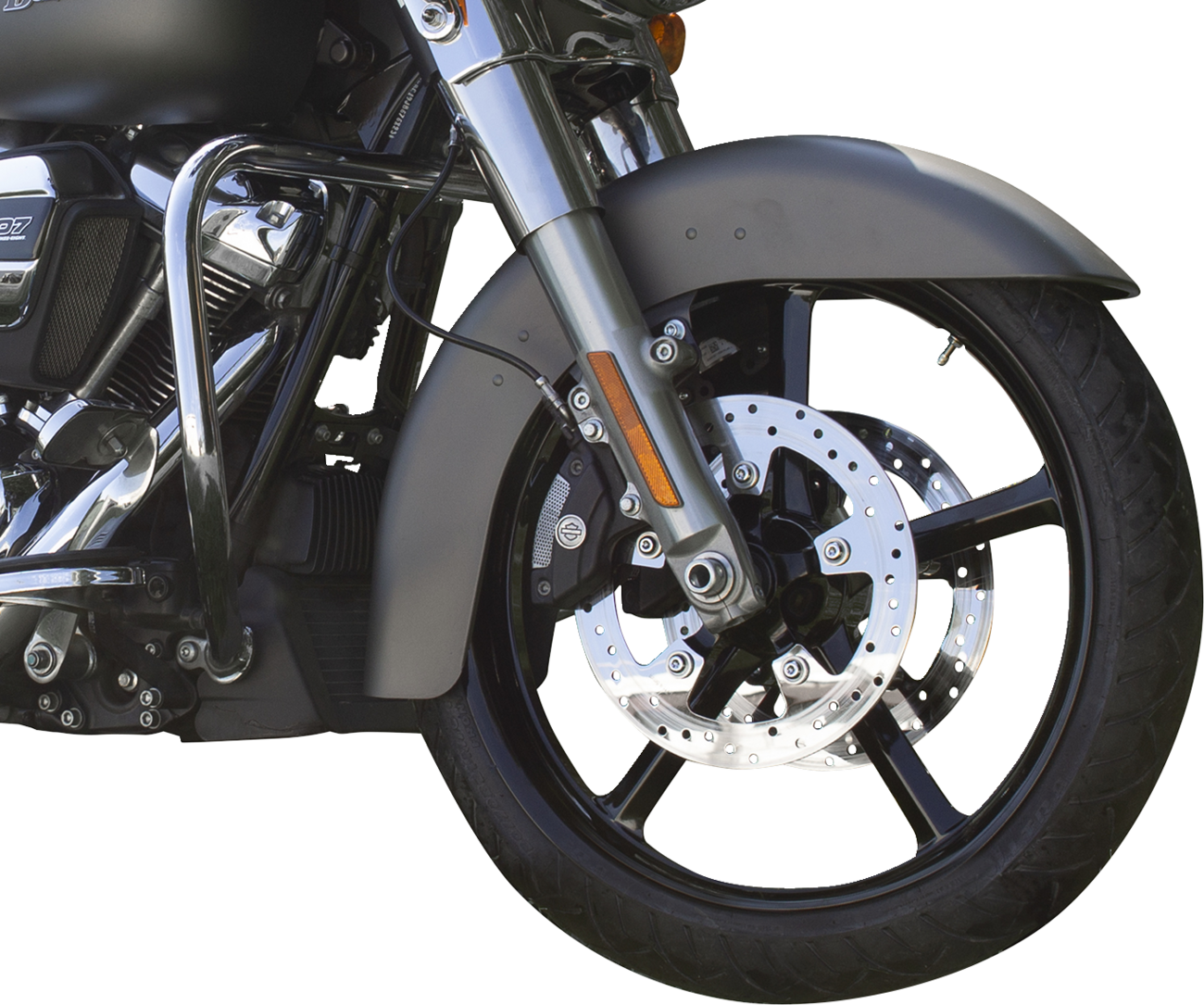 COASTAL MOTO Wheel - Rockstar - Front - Dual Disc/without ABS - Black - 21x3.25 - FL 1502-ROC-213-B — image 2