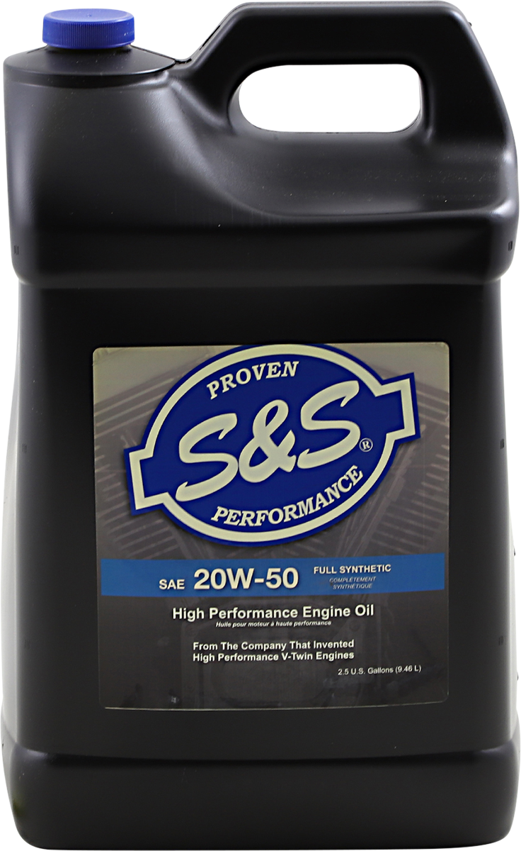 S&S CYCLE Synthetic Oil 20W-50 - 2.5 U.S. gal. 153749 — image 1