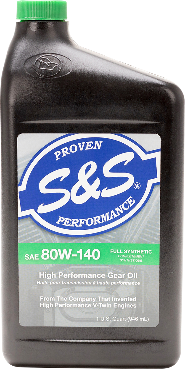 S&S CYCLE Synthetic Gear Oil - 80W-140 - 1 U.S. quart 153756 — image 1