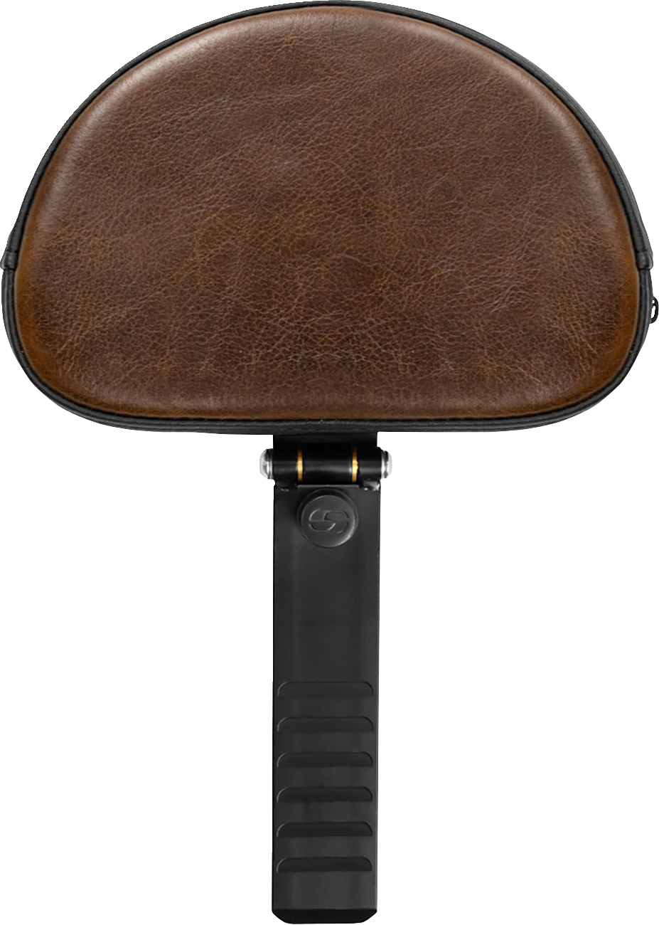 SADDLEMEN Backrest - Lariat - Distresssed Insert - Black Stitching - XL '04-'22 15708B — image 1