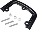 SADDLEMEN Sissy Bar Pad Bracket - Black 15725B — image 1