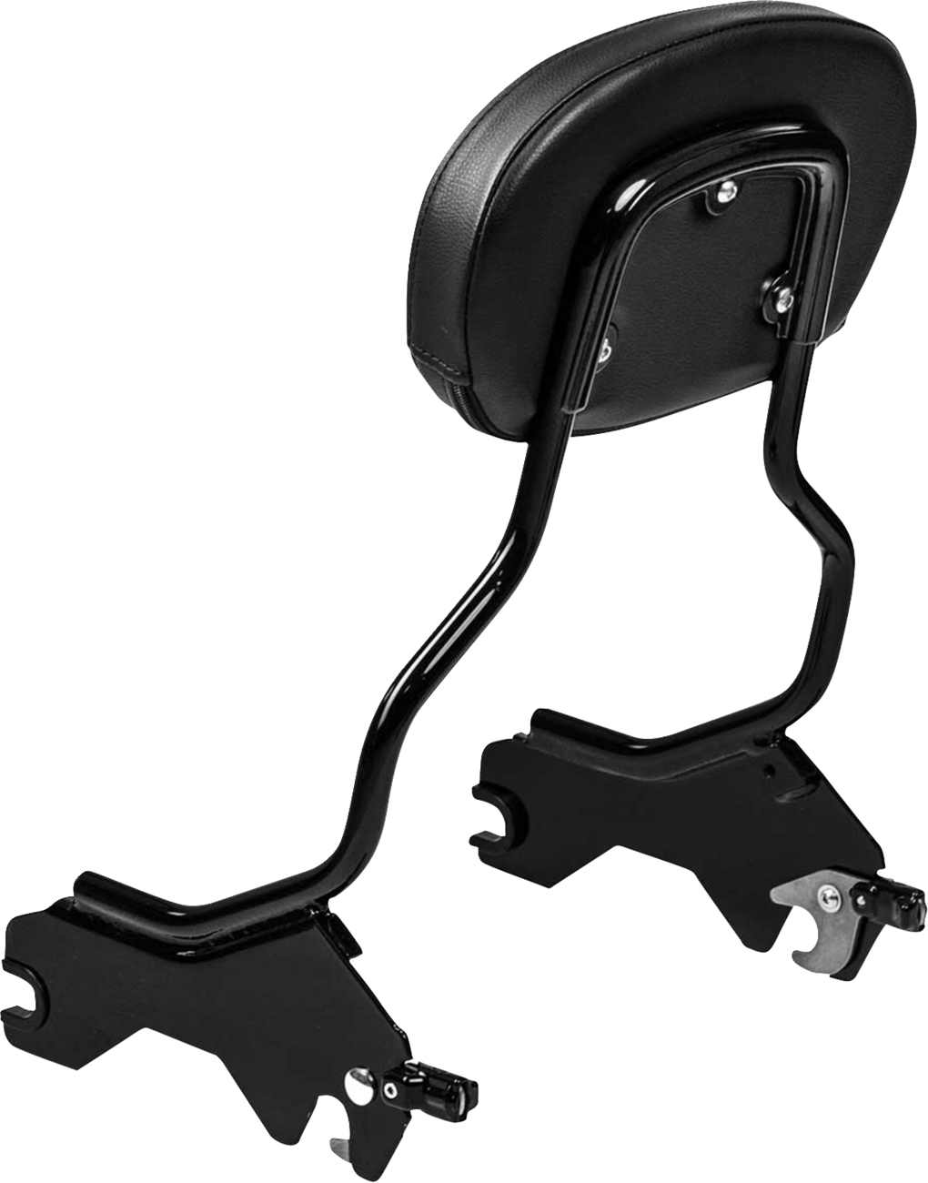 SADDLEMEN Sissy Bar Pad Bracket - Black 15725B — image 2
