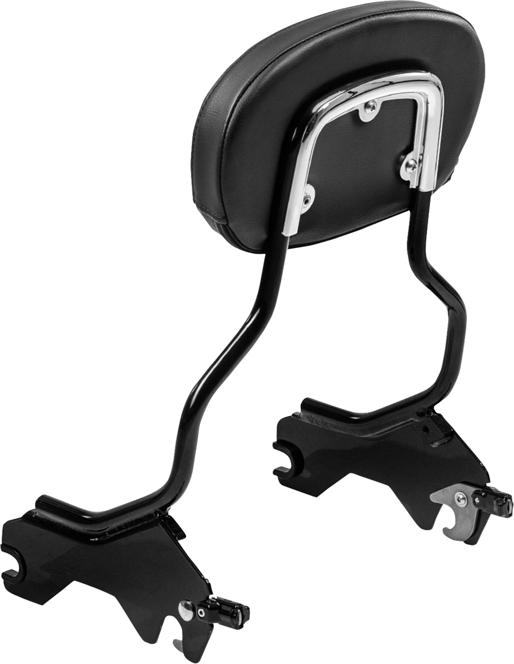 SADDLEMEN Sissy Bar Pad Bracket - Chrome 15725C — image 5