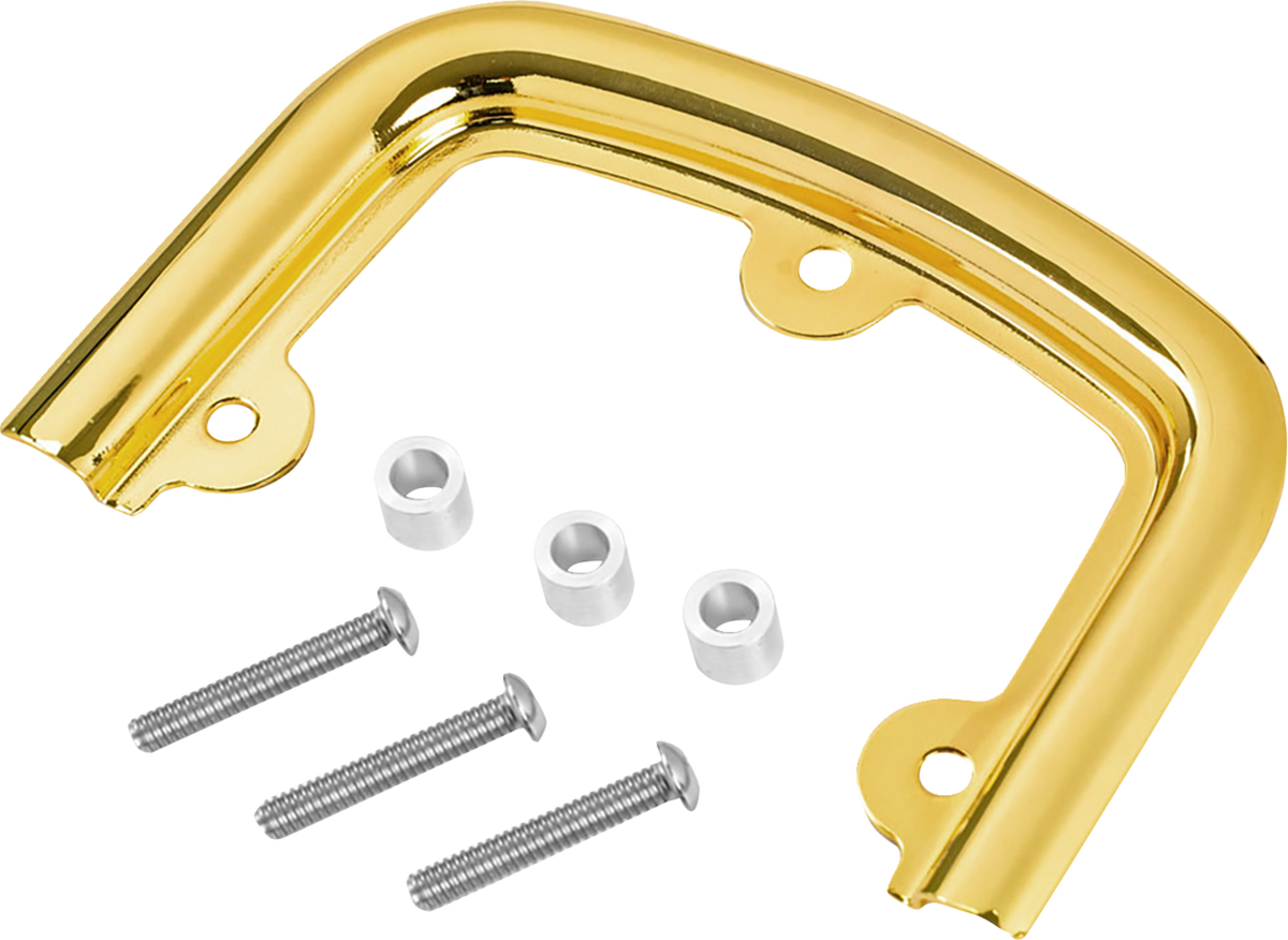 SADDLEMEN Sissy Bar Pad Bracket - Gold 15725GO — image 1