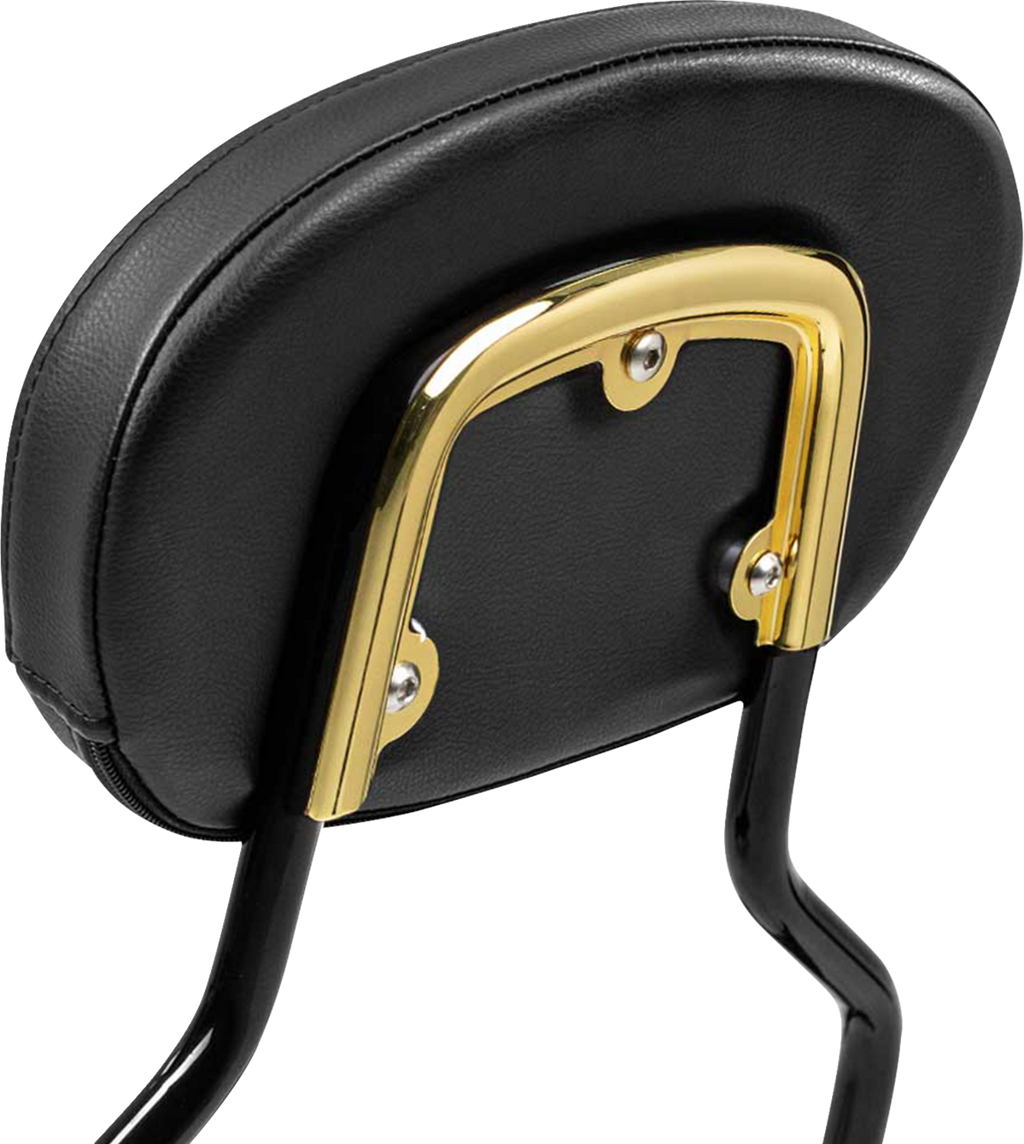SADDLEMEN Sissy Bar Pad Bracket - Gold 15725GO — image 2