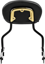 SADDLEMEN Sissy Bar Pad Bracket - Gold 15725GO — image 3