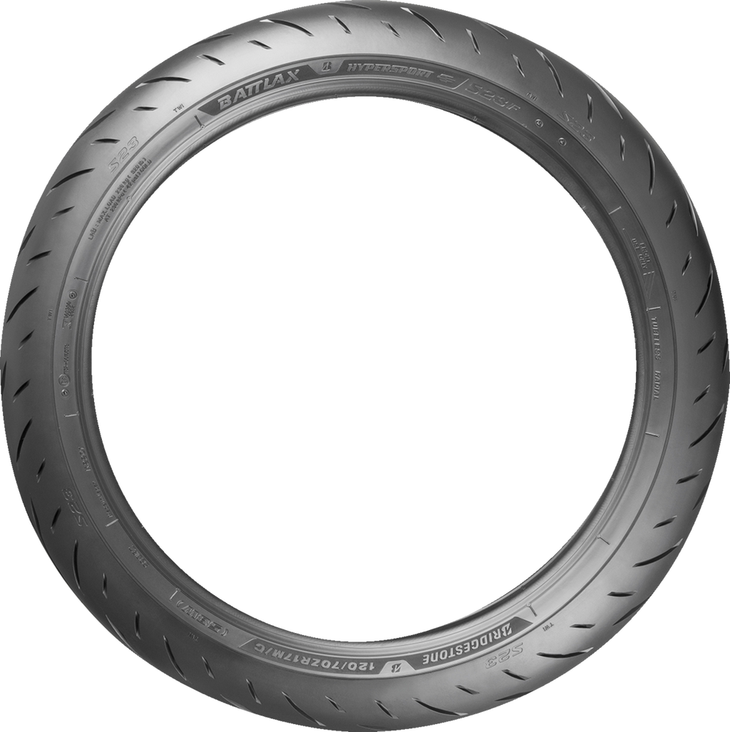 BRIDGESTONE Tire - Battlax S23 - Front - 120/70ZR17 - 58W 15924 — image 2