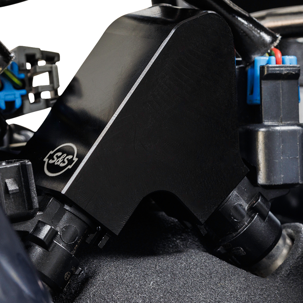S&S CYCLE Replacement Fuel Rail Kit - Black - M8 Softail 160-0287 — image 2