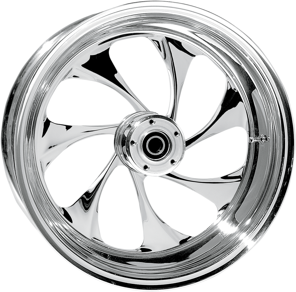 RC COMPONENTS Wheel - Drifter - Rear - Single Disc/without ABS - Chrome - 16x3.5 - '02-'07 FLT 16350-9974-101C — image 1