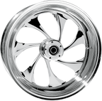 RC COMPONENTS Wheel - Drifter - Rear - Single Disc/without ABS - Chrome - 16x3.5 - '02-'07 FLT 16350-9974-101C — image 1