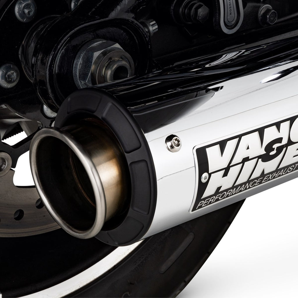 Vance & Hines Softail Supersport Slip-on – Chrome – 16746 — manufacturer image 1
