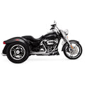 Vance & Hines Twin Slash Round Slip-ons – Chrome – 16798 — manufacturer image 1