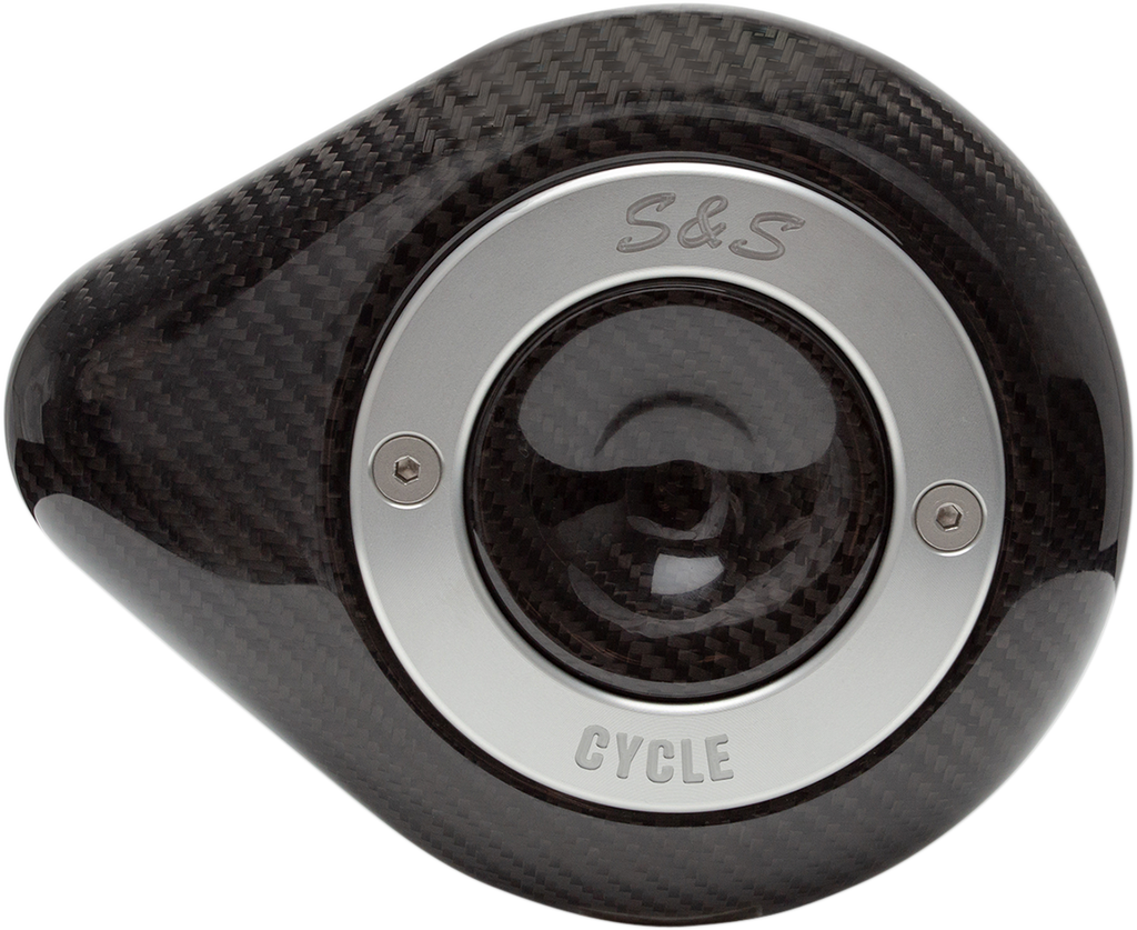 S&S CYCLE Teardrop Air Cleaner Cover - Chrome 17-0378 — image 2