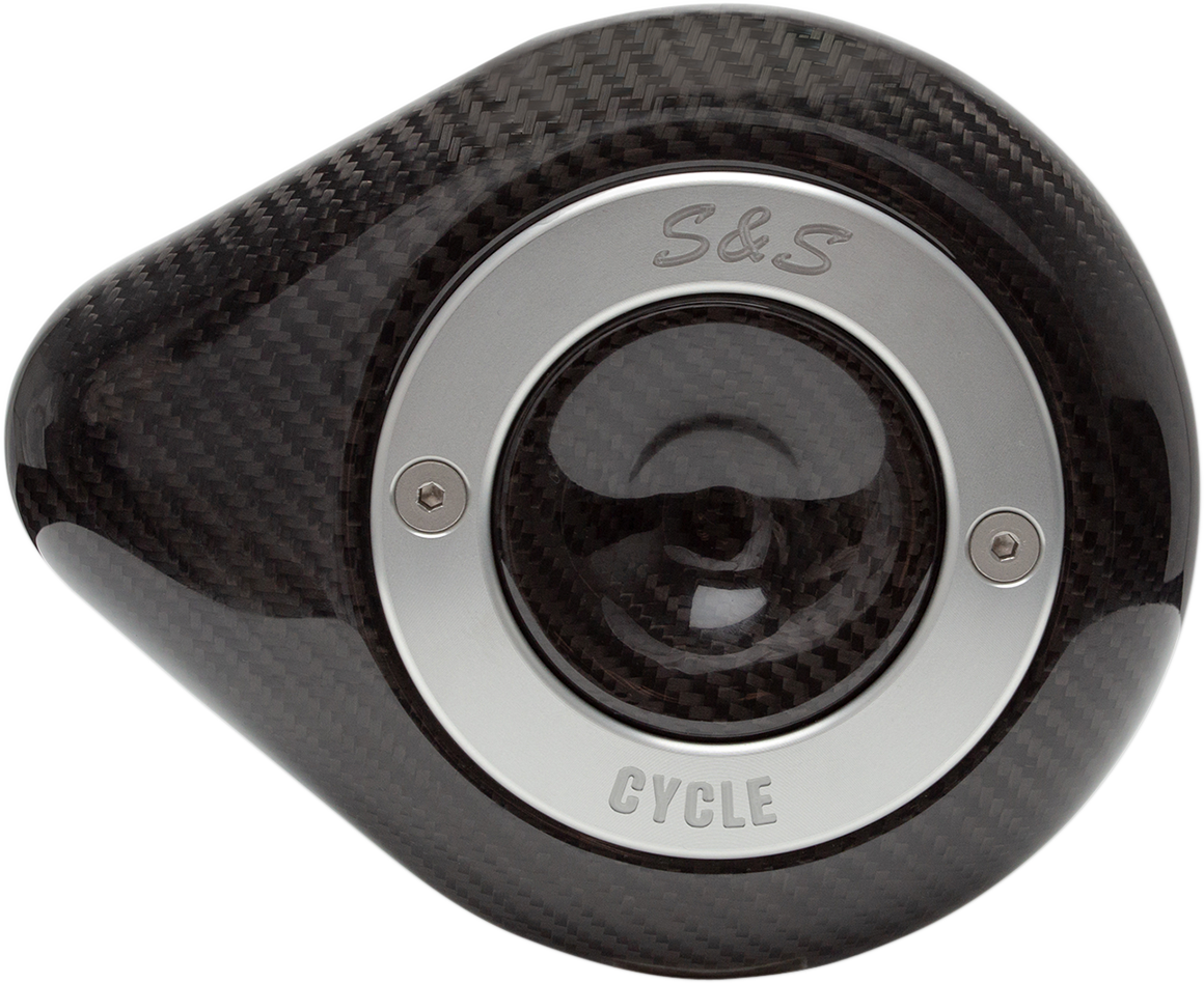 S&S CYCLE Teardrop Air Cleaner Cover - Chrome 17-0378 — image 2