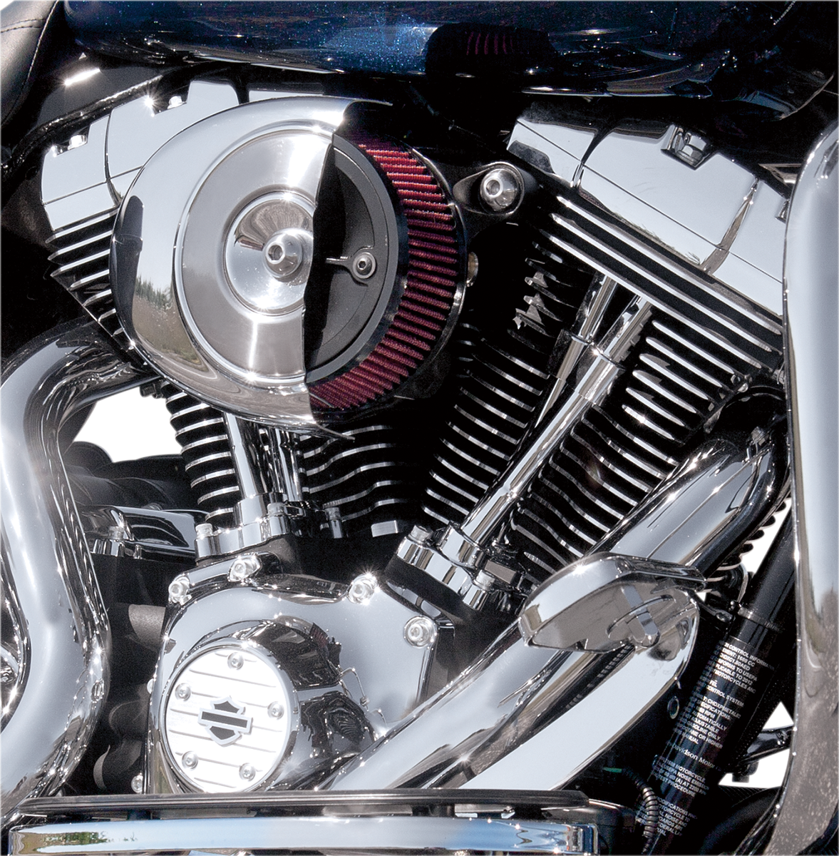 S&S CYCLE Super Stock™ Stealth Air Cleaner Kit - Black 170-0058 — image 3