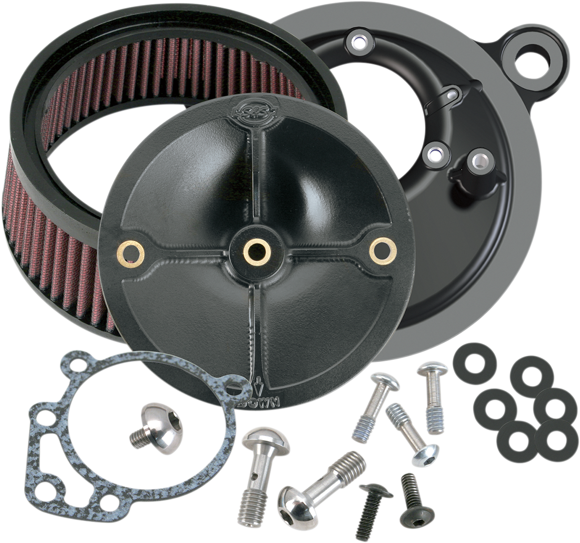 S&S CYCLE Super Stock™ Stealth Air Cleaner Kit - Black 170-0093 — image 2