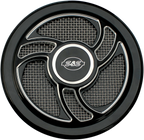 S&S CYCLE Air Cleaner Cover - Torker - Black 170-0206 — image 1