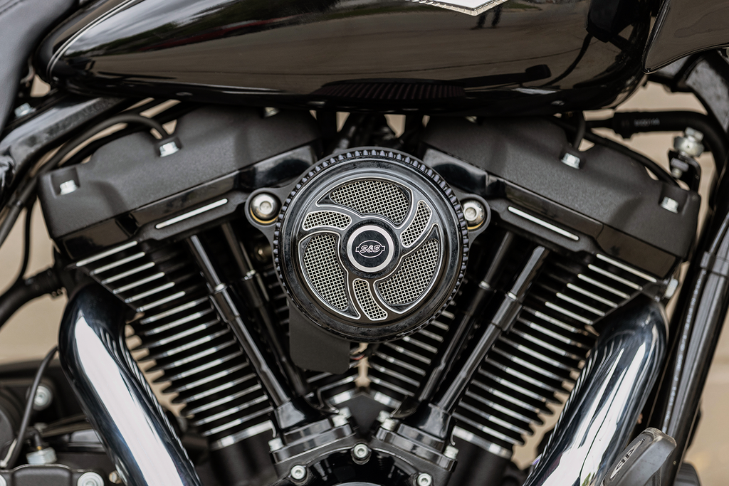 S&S CYCLE Air Cleaner Cover - Torker - Black 170-0206 — image 4