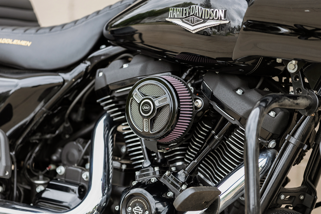 S&S CYCLE Air Cleaner Cover - Triple-Spoke - Black 170-0210 — image 2