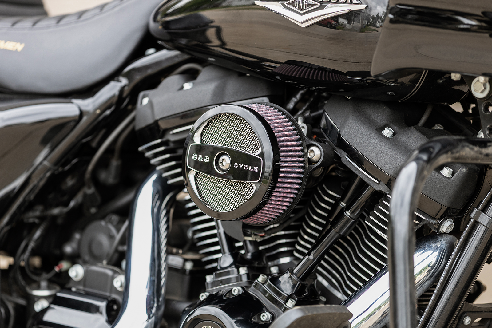 S&S CYCLE Air Cleaner Cover - Air 1 - Black 170-0214 — image 2