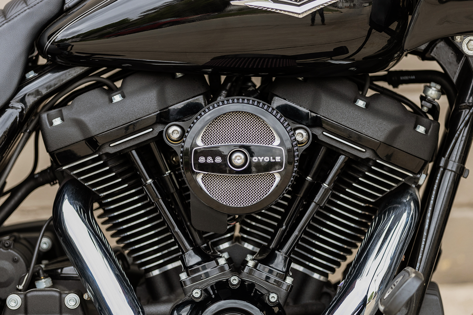 S&S CYCLE Air Cleaner Cover - Air 1 - Black 170-0214 — image 3
