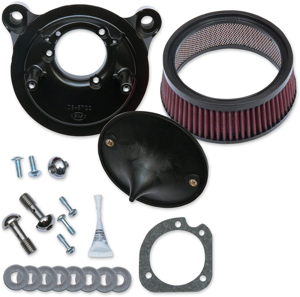 S&S CYCLE Super Stock™ Stealth Air Cleaner Kit - Black 170-0300B — image 1