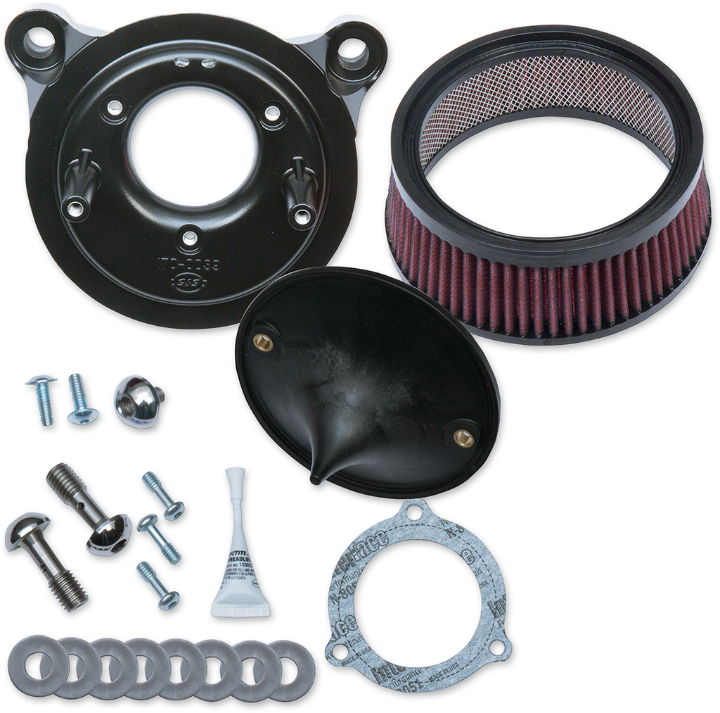 S&S CYCLE Super Stock™ Stealth Air Cleaner Kit - Black 170-0301B — image 1