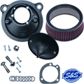 S&S CYCLE Super Stock™ Stealth Air Cleaner Kit - Black 170-0302E — image 1