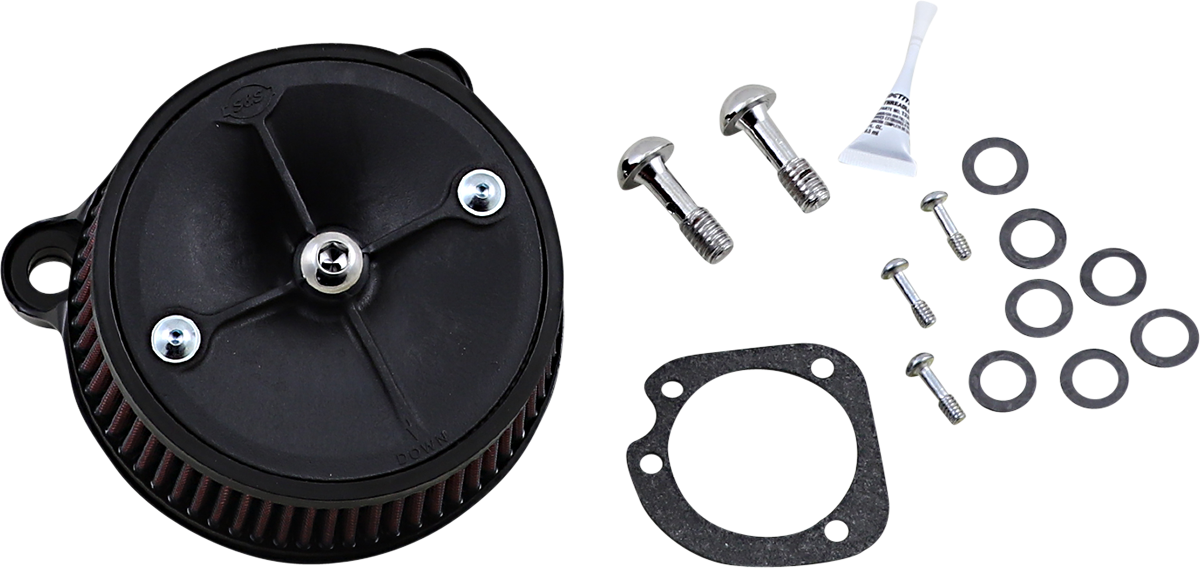 S&S CYCLE Super Stock™ Stealth Air Cleaner Kit - Black 170-0302E — image 2