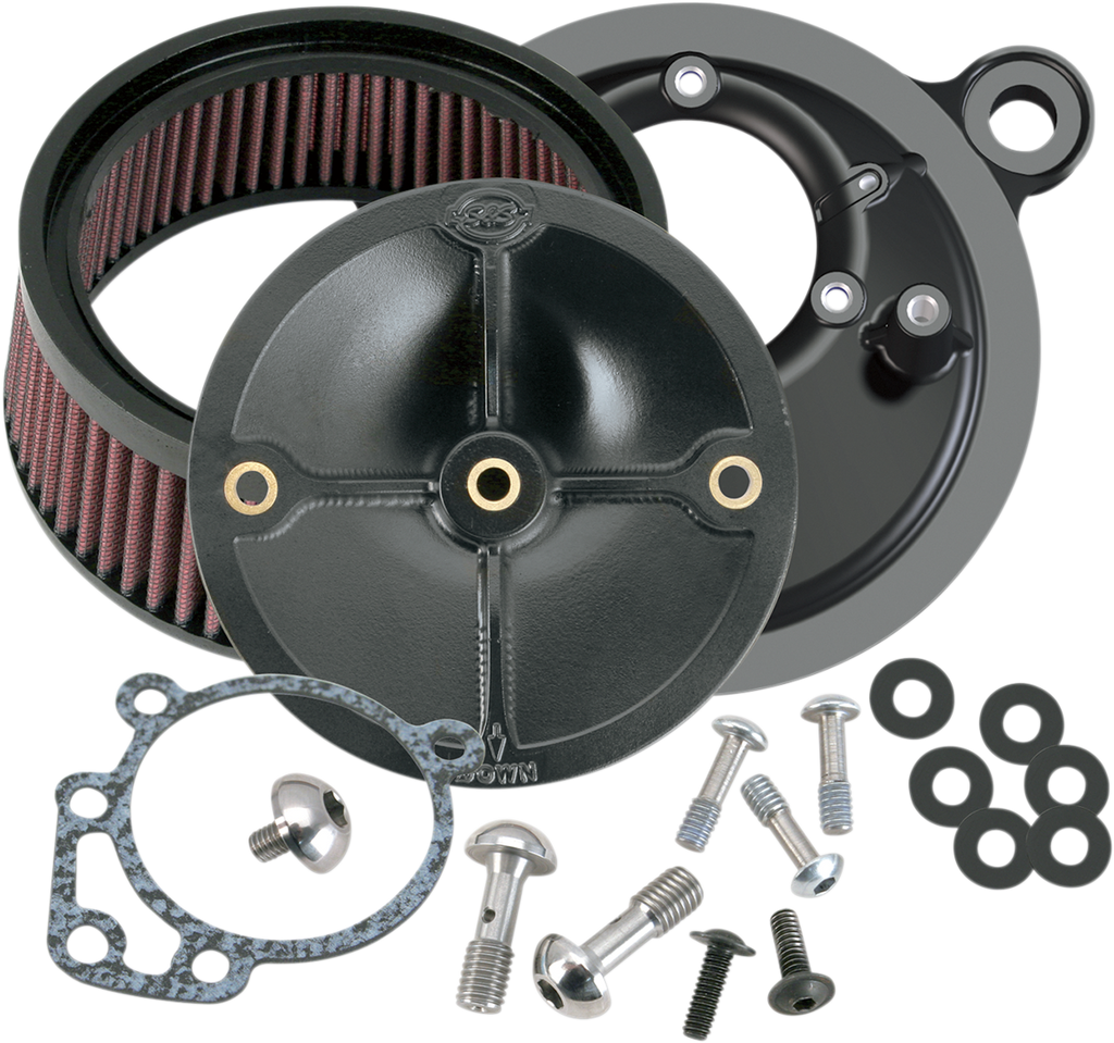 S&S CYCLE Super Stock™ Stealth Air Cleaner Kit - Black 170-0302E — image 3