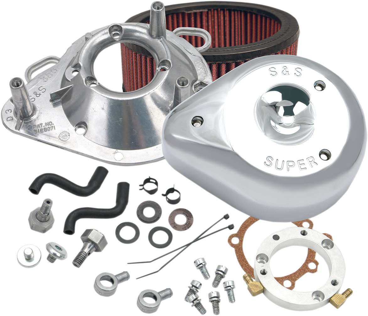 S&S CYCLE Teardrop Air Cleaner - Gloss Black 170-0304B — image 2