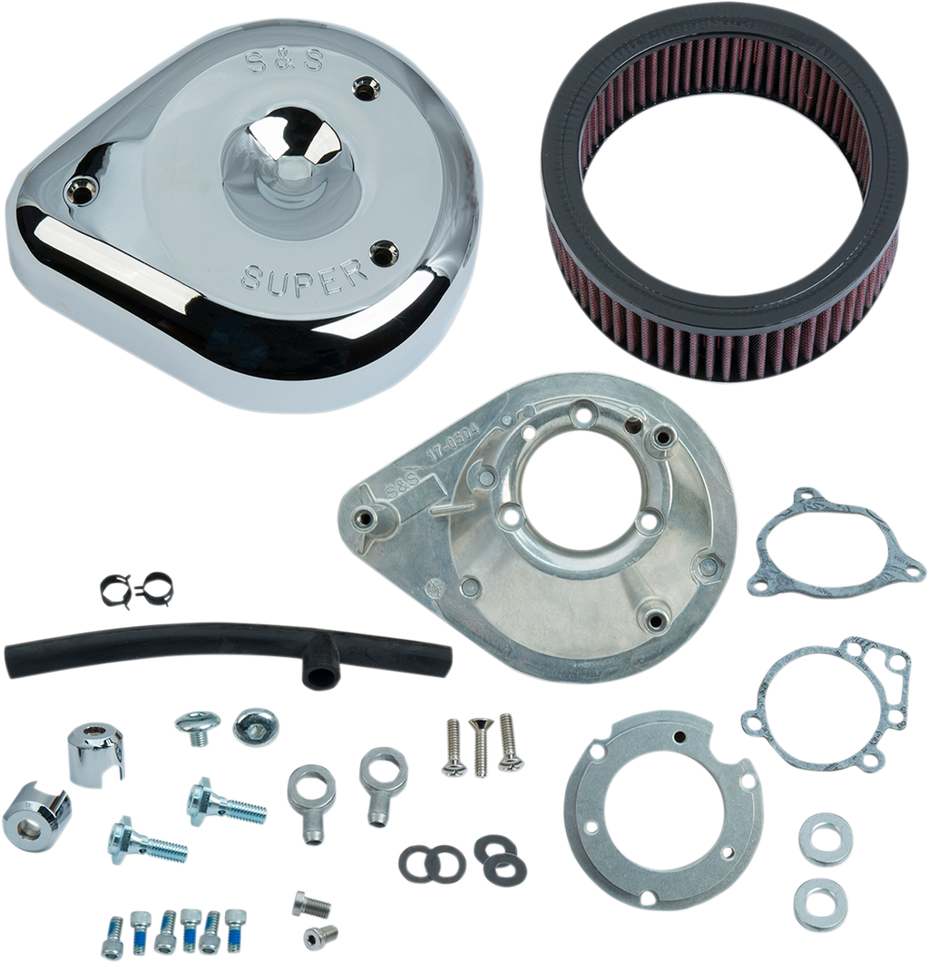 S&S CYCLE Teardrop Air Cleaner - Chrome 170-0305B — image 1