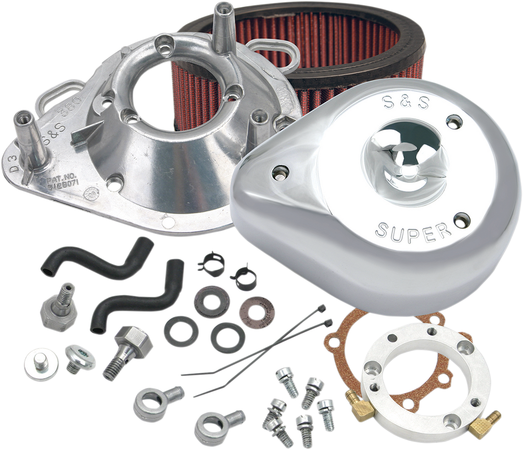 S&S CYCLE Teardrop Air Cleaner - Gloss Black 170-0307E — image 2