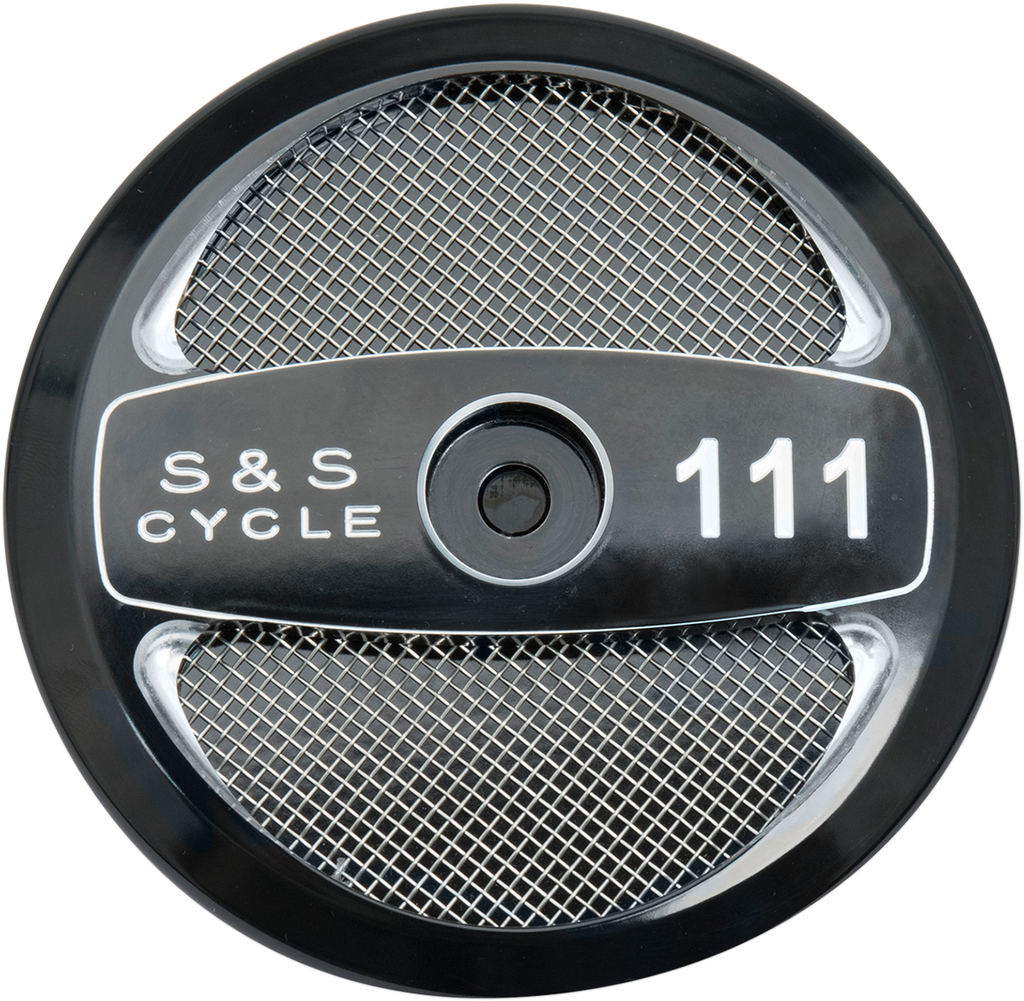 S&S CYCLE Stealth Air Cleaner Cover - Black - 111" 170-0319 — image 1