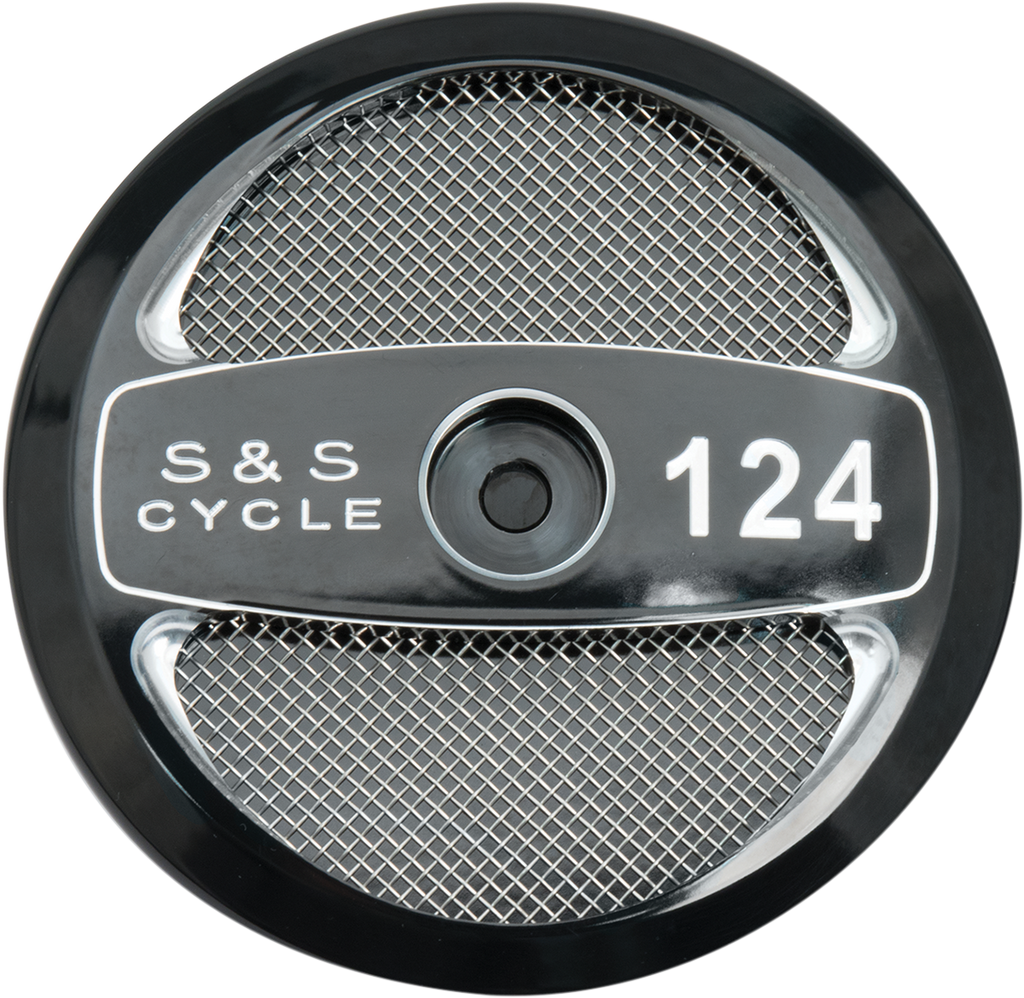 S&S CYCLE Stealth Air Cleaner Cover - Black - 124" 170-0321 — image 1