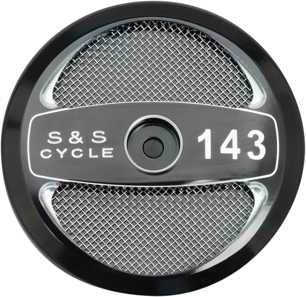 S&S CYCLE Stealth Air Cleaner Cover - Black - 143" 170-0323 — image 1