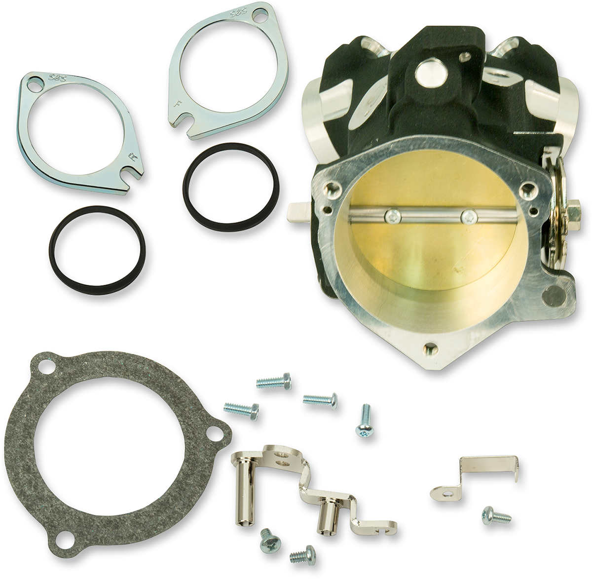 S&S CYCLE Throttle Hog Cable Operated Throttle Body Kit - Black - 66 mm - 124" Engine 170-0341 — image 1