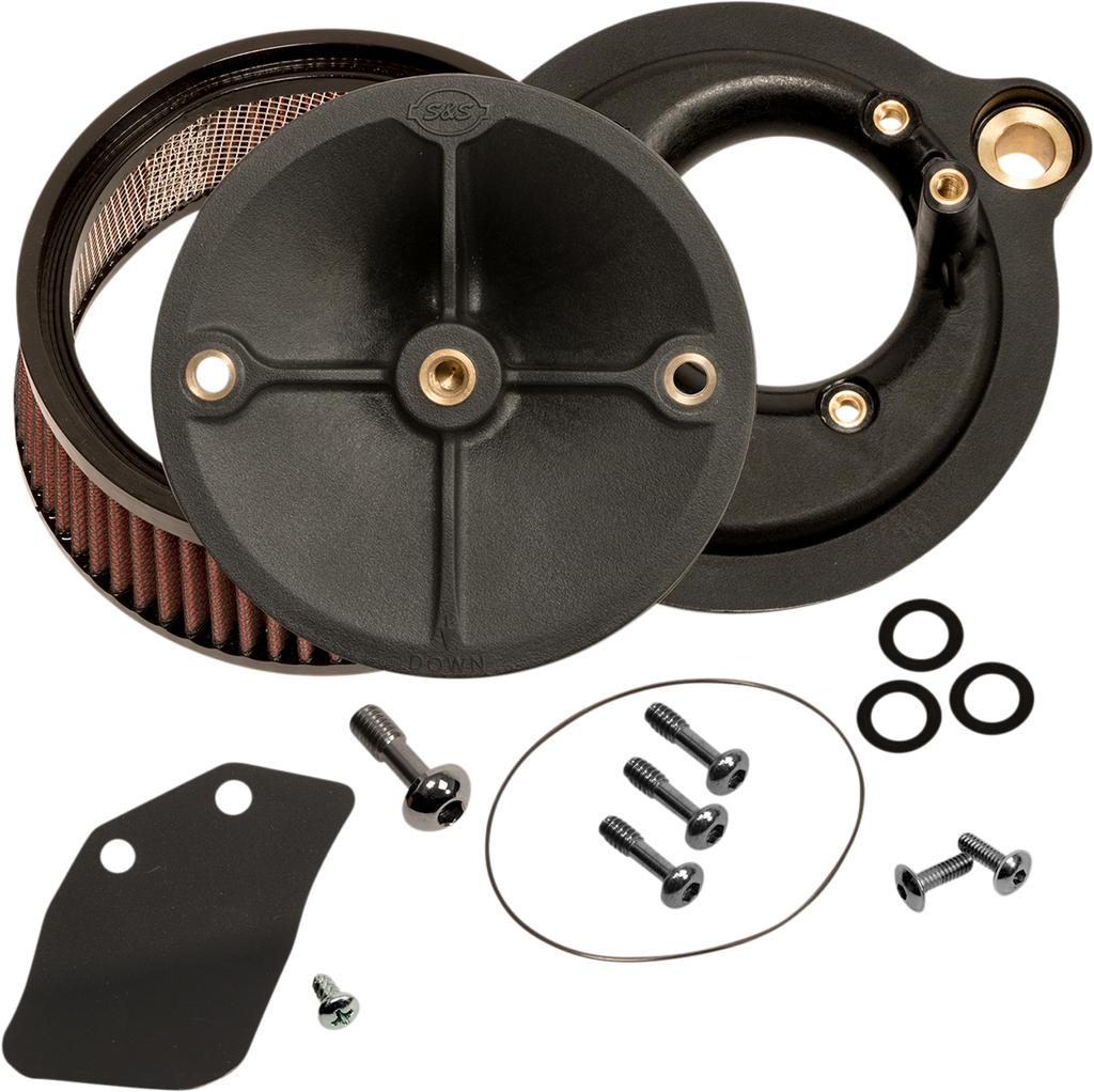 S&S CYCLE Super Stock™ Stealth Air Cleaner Kit - Black 170-0354C — image 2